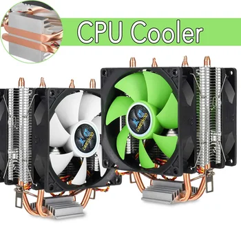 

90mm 3Pin CPU Cooler Heatsink 2 Heatpipes Quiet Cooling Fan Dual-sided Fan For Intel LGA775/1150/1151/1156/1155 For AMD/AM2/AM3
