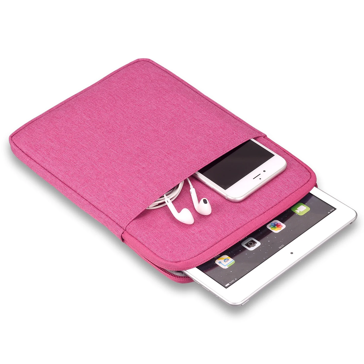 Планшетный чехол для iPad 10,2 9,7 сумка, GOOJODOQ противоударный защитный планшетный чехол для iPad Pro 11 чехол - Цвет: Rose Red