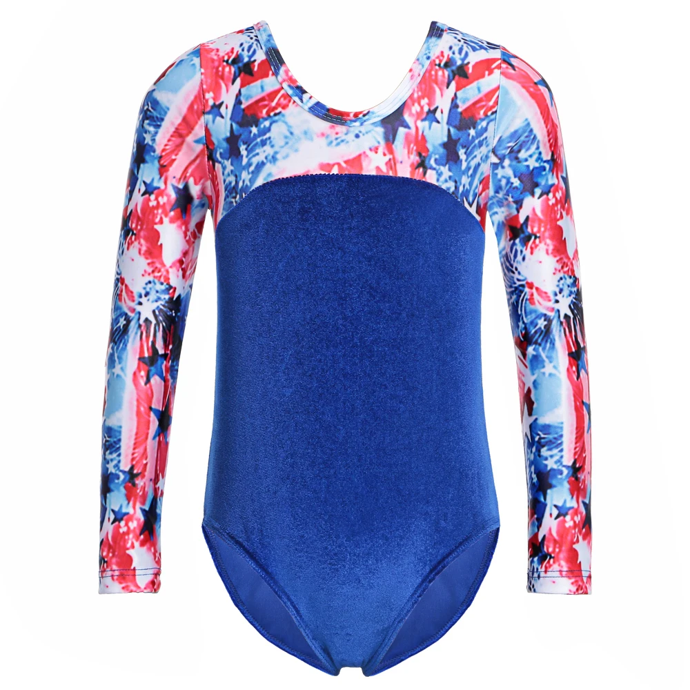 3 14Y Teens & Toddler Girls Gymnastic Leotards Kids Ribbon Sleeveless