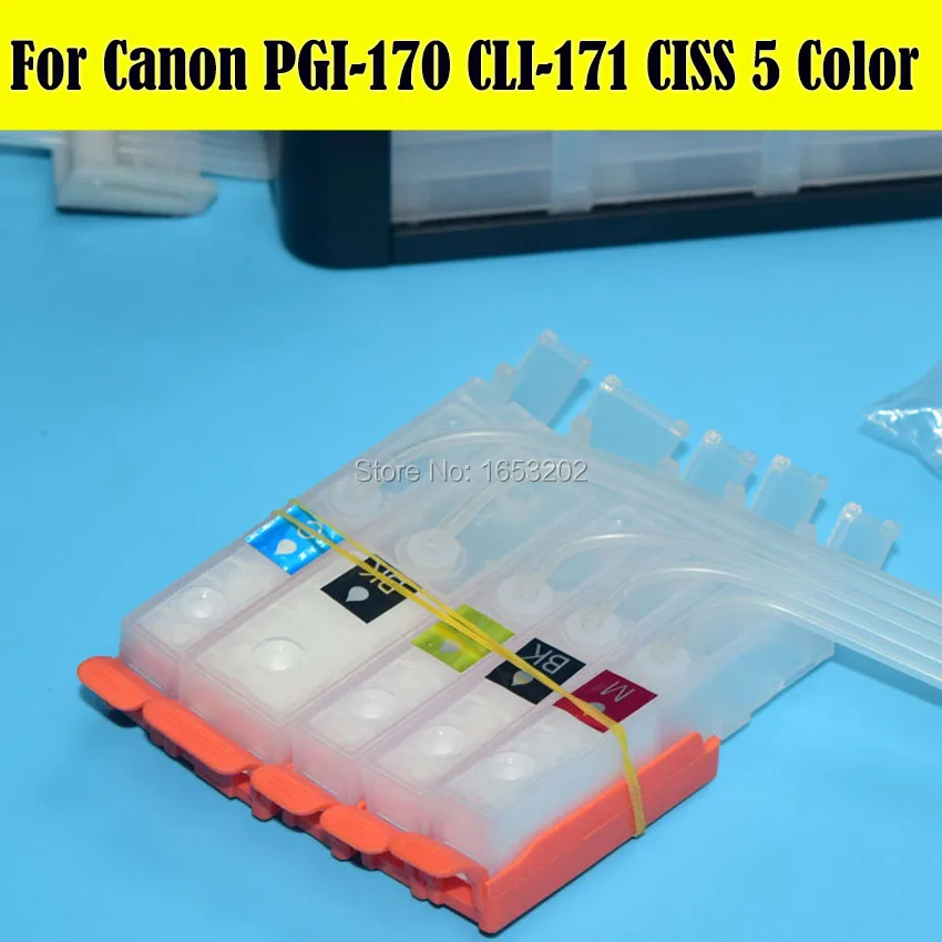 Canon 170 171 PGI-170 CLI-171 Ciss System 3