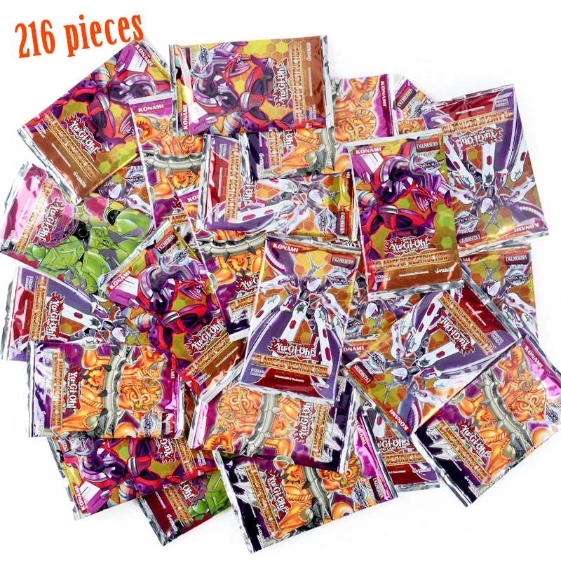 

yugioh 216 pcs set with box yu gi oh anime Game Collection Cards kids boys toys for Christmas Gift Toys