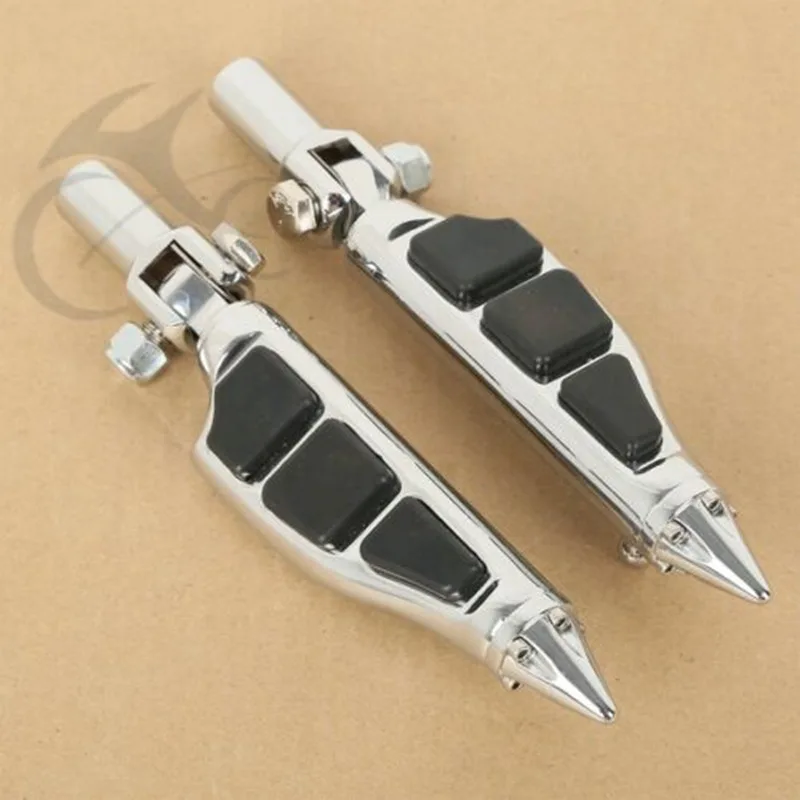 Motorcycle 1 Pair Motorcycle Stiletto Foot Pegs Footrests For Harley Softail 00-06 05 04 03