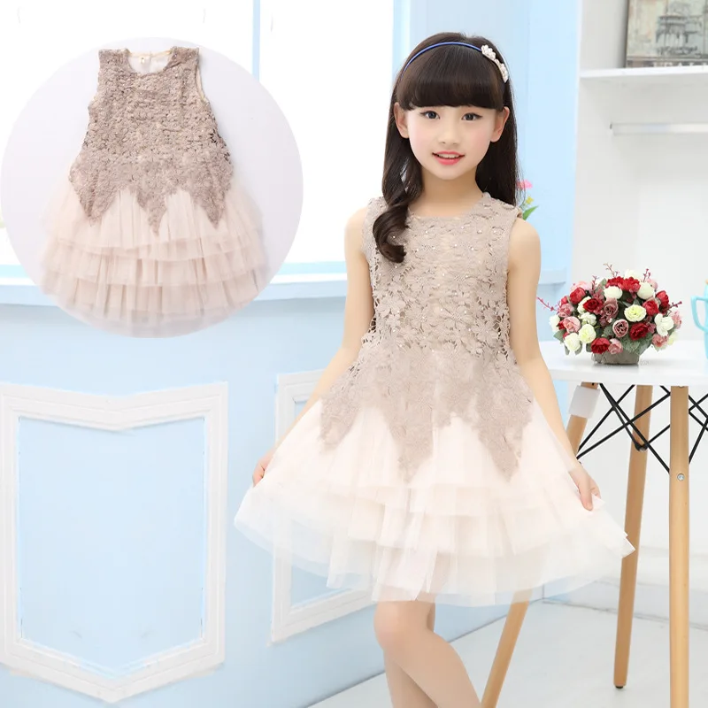 Girls' Skirt New Arrival Summer Lace Ball Gown Patchwork Tutu Skirts ...