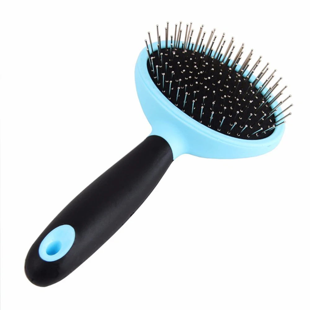 Pets Combs Brush Puppy Dog Grooming Silicone Handle Brush Clean Hair