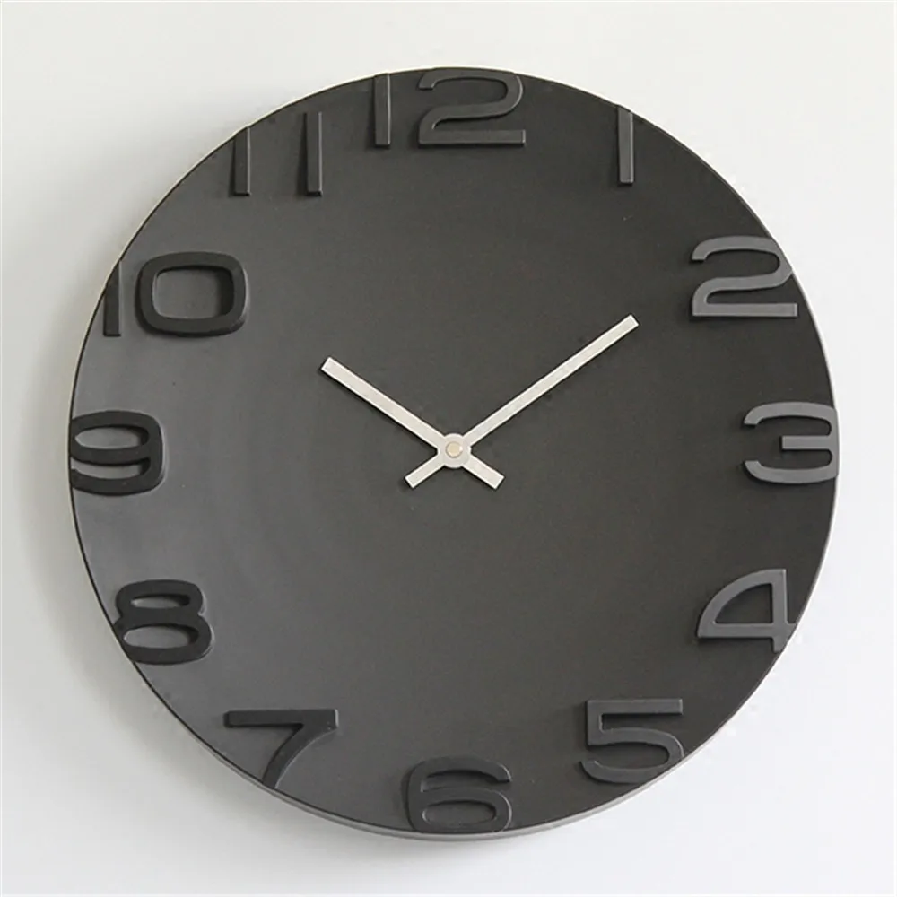 

3D Number Wall Clock Modern Design Simple Nordic Pow Patrol Quartz Watch Mechanism Clock Living Room Relogio Parede Decor WZH588