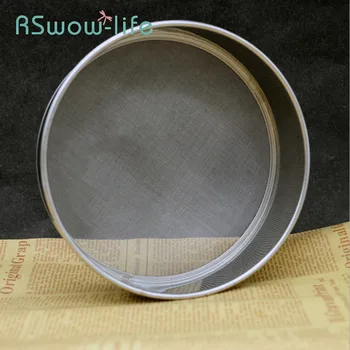 Bakery Tools Round Slip Mesh Sugar Powder Sieve Bakeware Stainless Steel 304 Flour Sieve For Baking Tools For Cakes Bakery Tools Round Slip Mesh Sugar Powder Sieve Bakeware Stainless Steel 304 Flour Sieve For Baking Tools For Cakes
