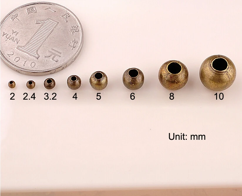 Полный диапазон размеров Античная Бронза Полые Металлические бусины разделительные бусины DIY Изготовление браслета ожерелья материал
