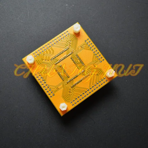 Ch-qfp100-0.65 адаптер TQFP100 QFP100 IC АДАПТЕР TQFP100 QFP100 LQFP100 Тесты разъем 0.65 мм Шаг ic51-1004-814 разъем