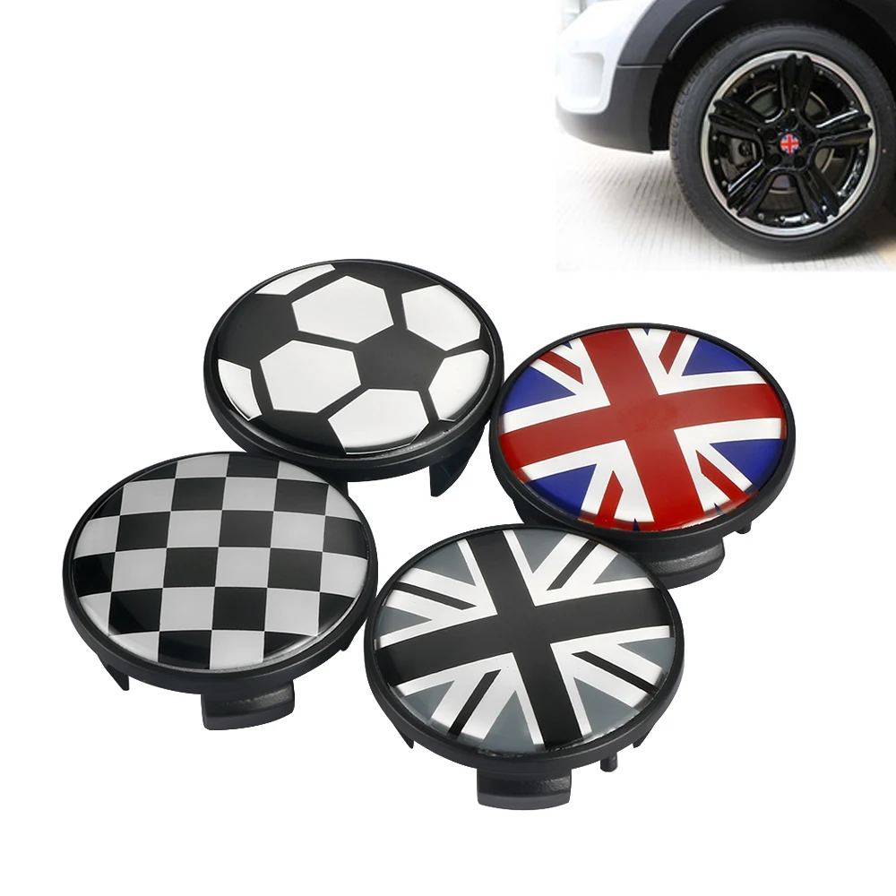 

4pcs ABS Car Wheel Center Hub Caps For BMW Mini Cooper JCW One+ S Countryman R55 R56 R60 R60 F55 F56 Car Styling Accessories