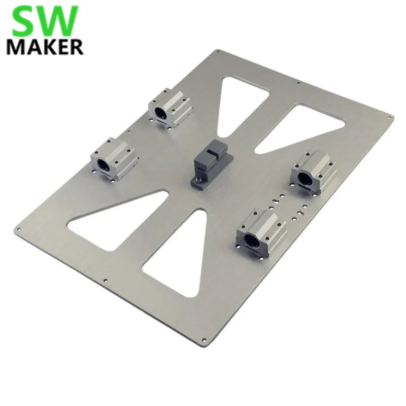 Reprap 3d принтер prusa i3 Y перевозки пластины xl 300x200 комплект 4 xSC8UU обновления |