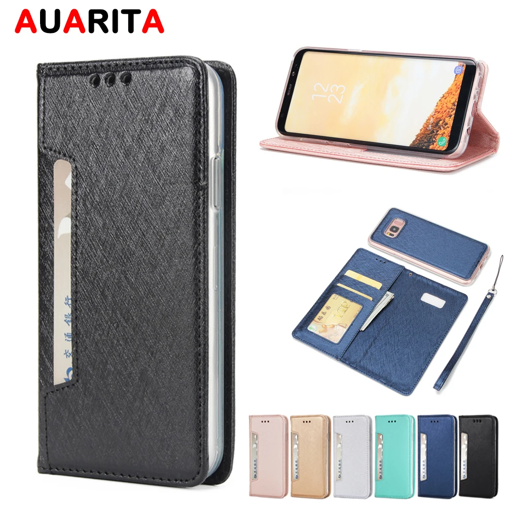 

for samsung Galaxy S7 Edge S7edge S8 S9 Plus Note8 note 8 phone case wallet card slots pocket luxury leather flip cover coque