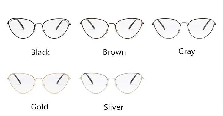 Oulylan, металлическая оправа для очков, для женщин, кошачий глаз, оправа для очков, для мужчин, Ретро стиль, прозрачные оптические очки, унисекс