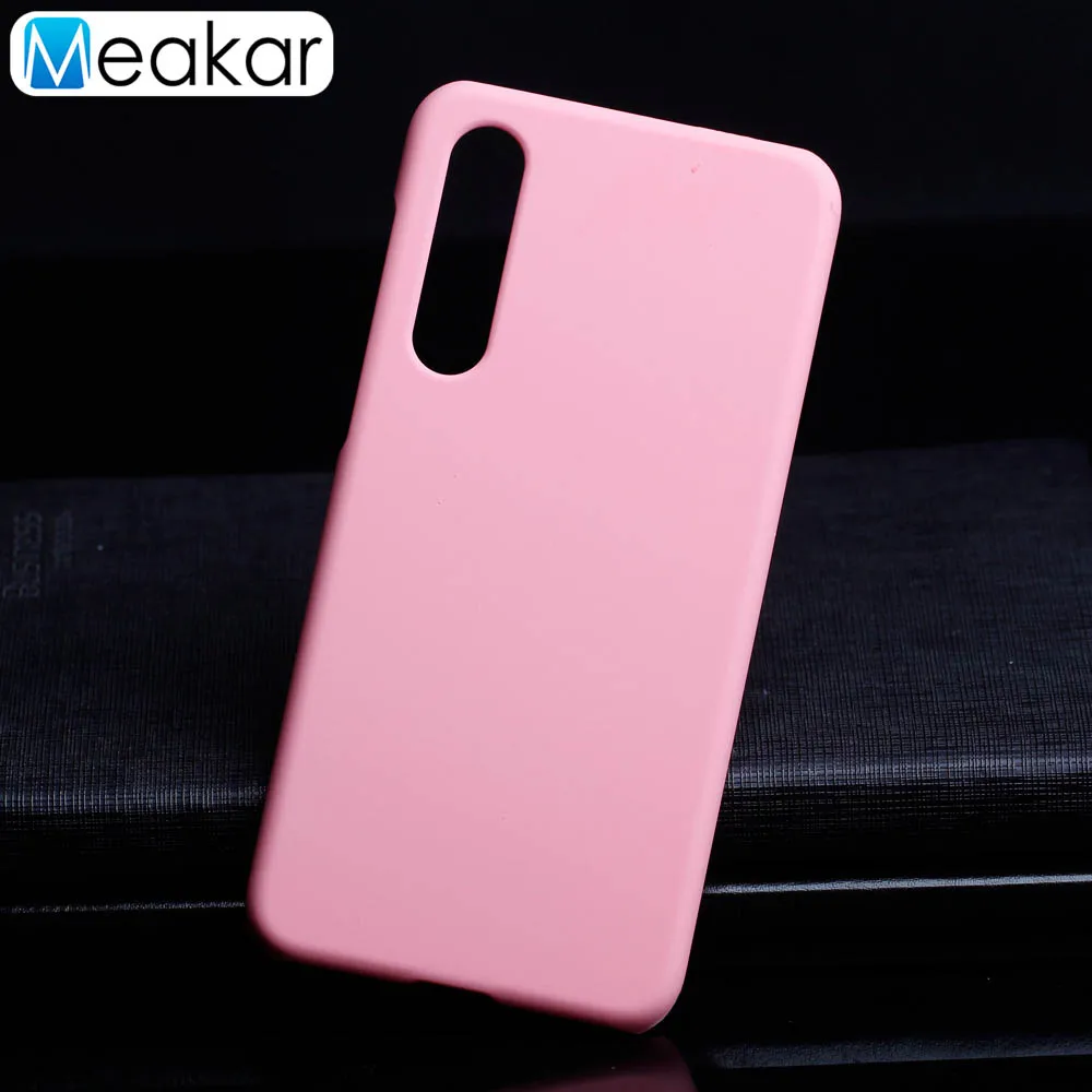 Матовая Пластик Coque 5.97For Xiaomi mi 9 SE чехол для Xiaomi mi 9 mi 9 SE 9Se mi 9se телефона чехол-лента на заднюю панель - Цвет: Pink