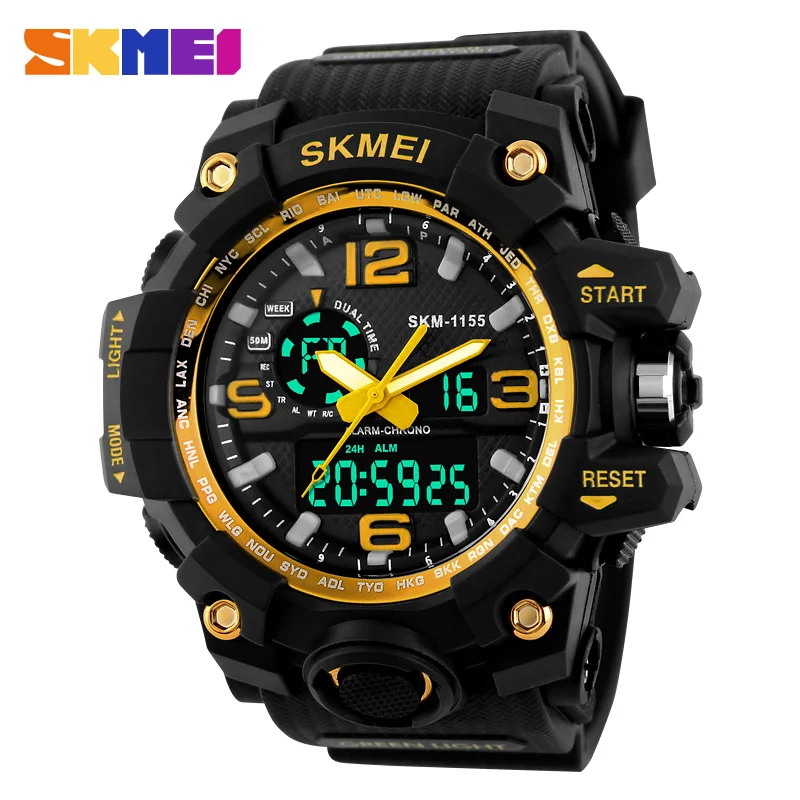 Prix pour NOUVEAU Hommes Montres SKMEI Marque De Luxe LED Hommes Sport Militaire Étanche Montres Mode Sport Casual Hommes de Quartz Numérique Wat Prix pour NOUVEAU Hommes Montres SKMEI Marque De Luxe LED Hommes Sport Militaire Étanche Montres Mode Sport Casual Hommes de Quartz Numérique Wat