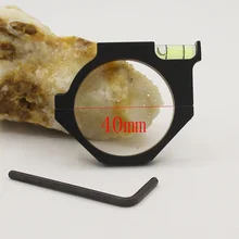 Новая винтовка уровень на прицел винтовки крепление 40 мм кольцевые крепления с уровнем мяч для охоты Тактический воздушный Страйкбол Пистолет оптический прицел