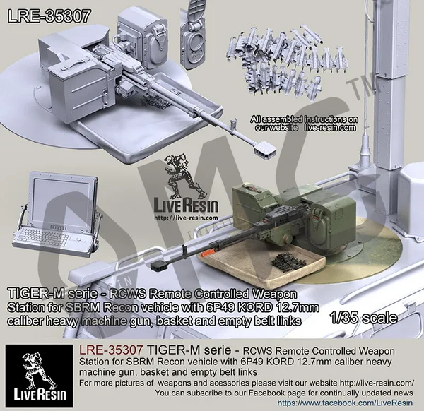 Details about   1/35 Brand-new unassembled Resin U.S Remote Robotic Fighting Weapon Station 