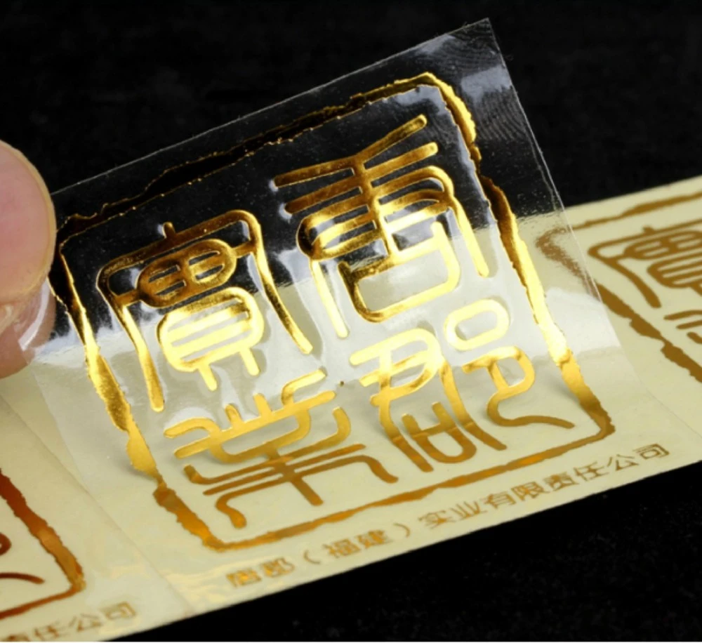 custom transparent clear label stickers printing, Sticker Packing Labels with custom logo text adhesive stickers labels