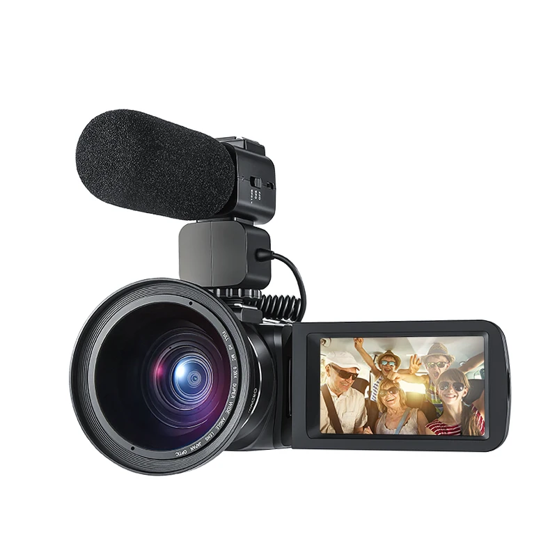 Ordro Портативная Цифровая видеокамера HDV Z20 1080p 30fps FHD встроенный WIFI Пульт