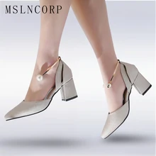 size 34-48 New Elegant Pearl Metal Buckle Show Thin Women Sandals Pointed Toe Fashion High Heels Shoes Sexy Party Wedding Shoes цена size 34-48 New Elegant Pearl Metal Buckle Show Thin Women Sandals Pointed Toe Fashion High Heels Shoes Sexy Party Wedding Shoes цены онлайн