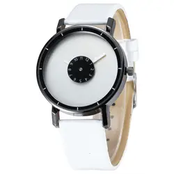 Новый Для мужчин наручные часы краткое Дизайн Творческий Upside Down руки уникальный Дизайн для молодых моды Уникальный кварцевые часы