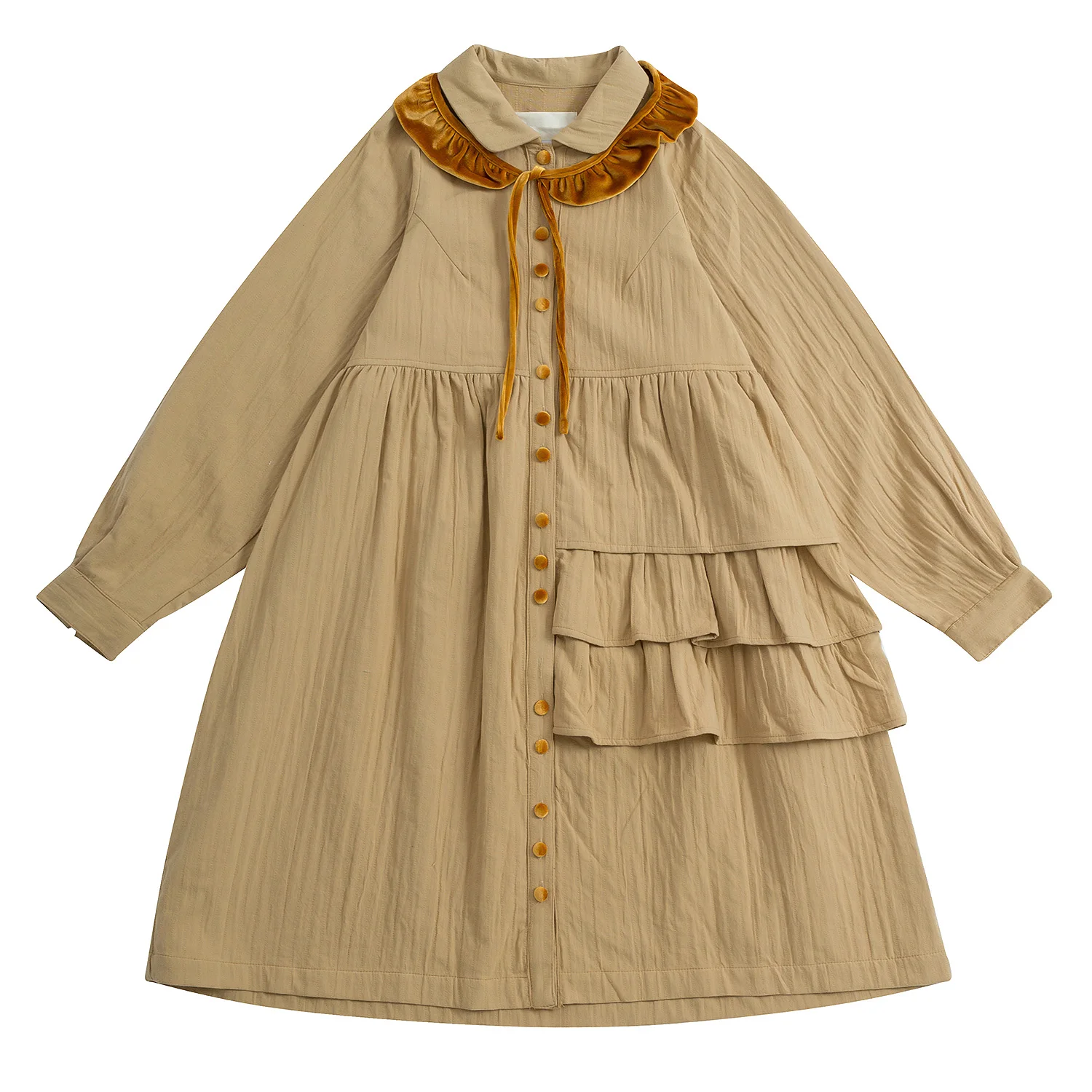 Платье женское, винтажное, с длинным рукавом и отложным воротником|women dress vintage|dress vintagedress ruffle | АлиЭкспресс