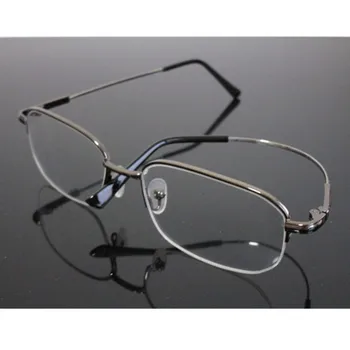 

Vintage Metal Hlaf Rimless Reading Glasses +100 +125 +150 +175 +200 +225 +250 +300 +500 +600