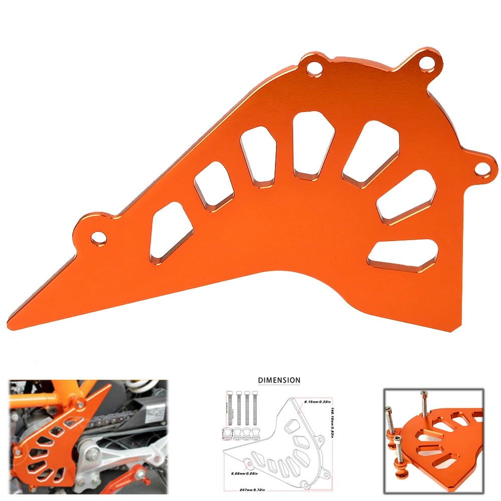 

Motorcycles Front Sprocket Chain Cover Guard Protector CNC aluminum Front Sprocket Cover For KTM Duke390 Duke 390 2013-2015 2014