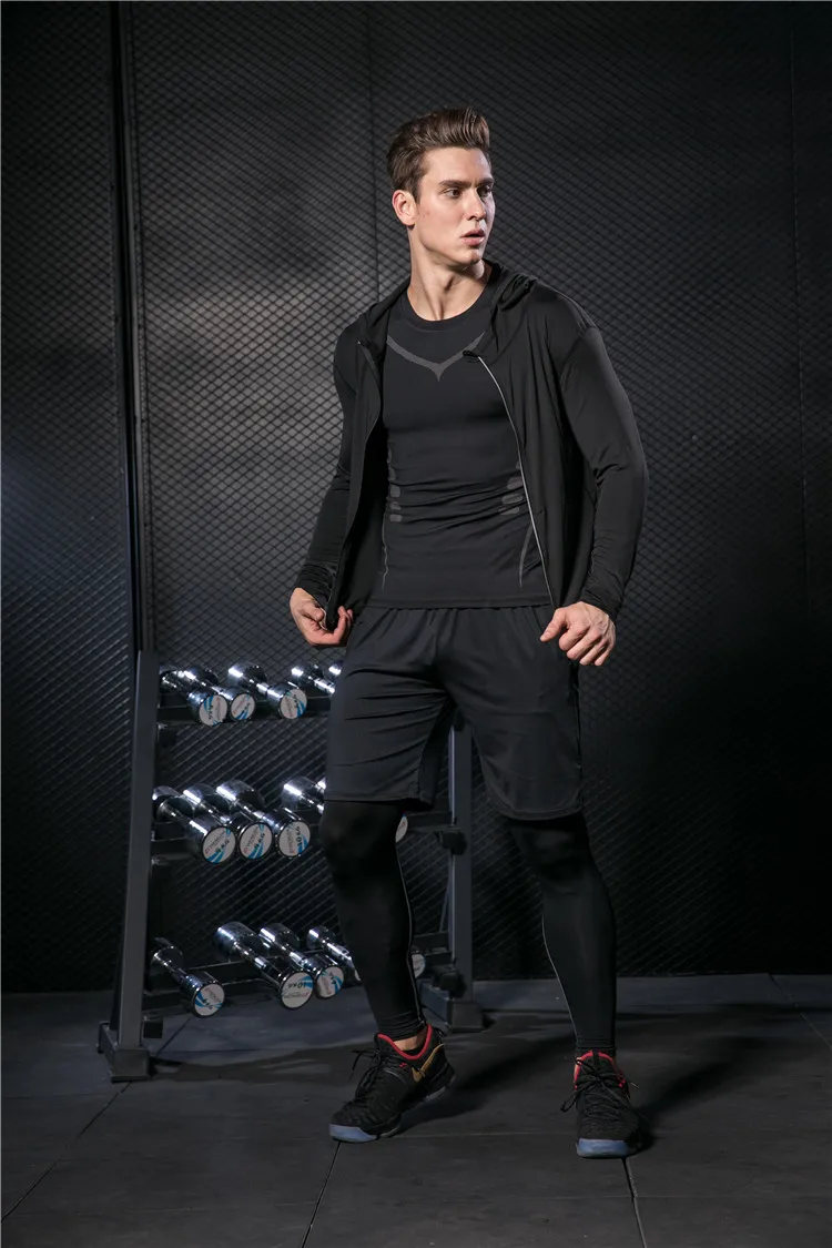 treino jogging roupas esportivas treino seco ajuste