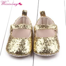First Walker Toddler Baby Girls Cotton Sequin Infant Soft Sole Shoes Soft bottom Bebe Girls Shoes M1