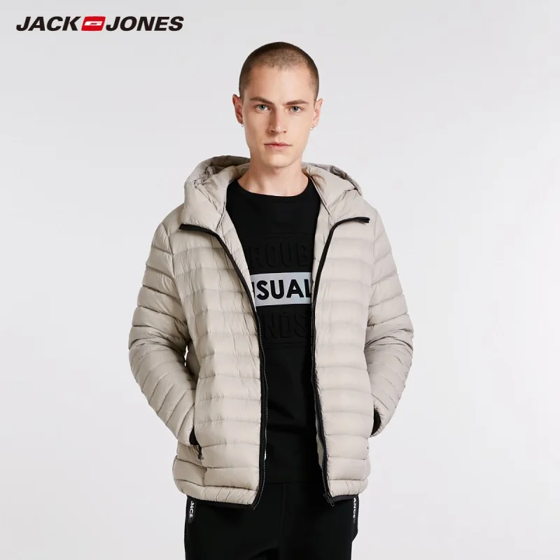 JackJones мужской пуховик с капюшоном, парка, пальто, верхняя одежда, мужская одежда 218312508