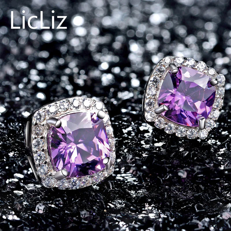 Женские серьги гвоздики из серебра 925 пробы с фианитом|stud earrings|earrings forearrings for women |