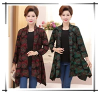 2018-Spring-Autumn-New-Women-s-Cardigan-Shawl-Coats-Plus-Size-Loose-Outerwear-Middle-aged-Irregular