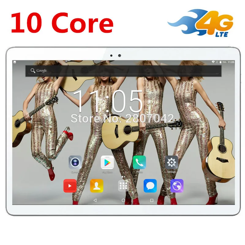 

Hot New Tablets Android 7.0 10 Core 64GB ROM Dual Camera and Dual SIM Tablet PC Support OTG WIFI GPS 4G LTE bluetooth phone