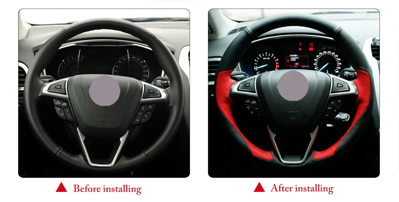 for Ford EDGE 2015 steering wheel cover