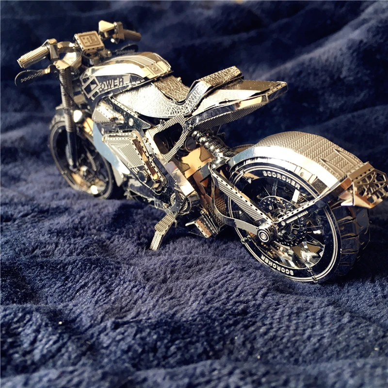 MMZ NANYUAN 3D Metal Motorcycle Puzzle 1:16 #4