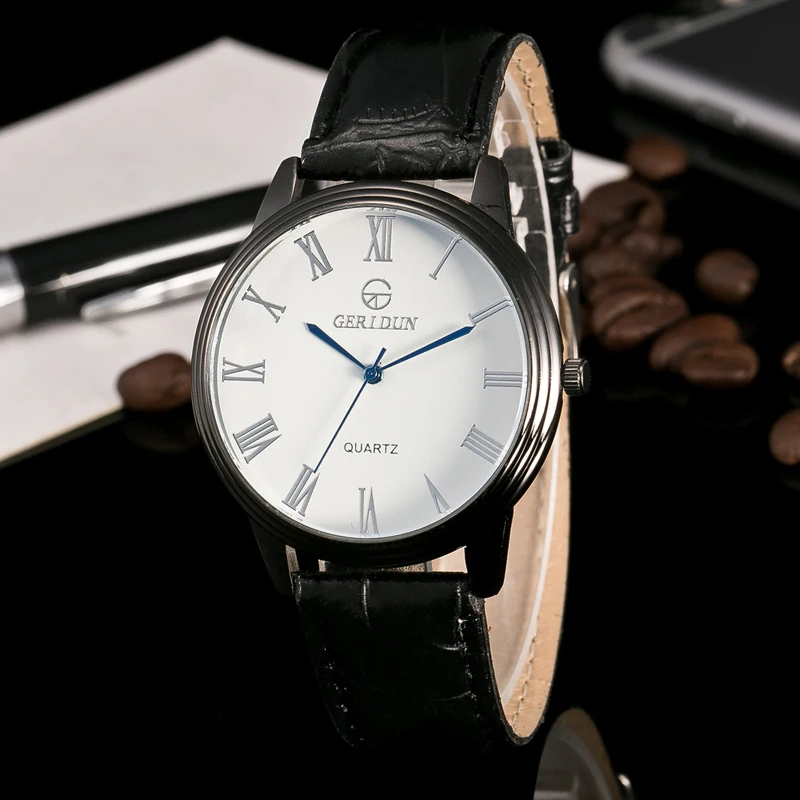 Relojes 2018 Watch Men Fashion Business Quartz Clock Mens Watch Luxury Brand Roman Scale Waterproof Wristwatch Relogio Masculino