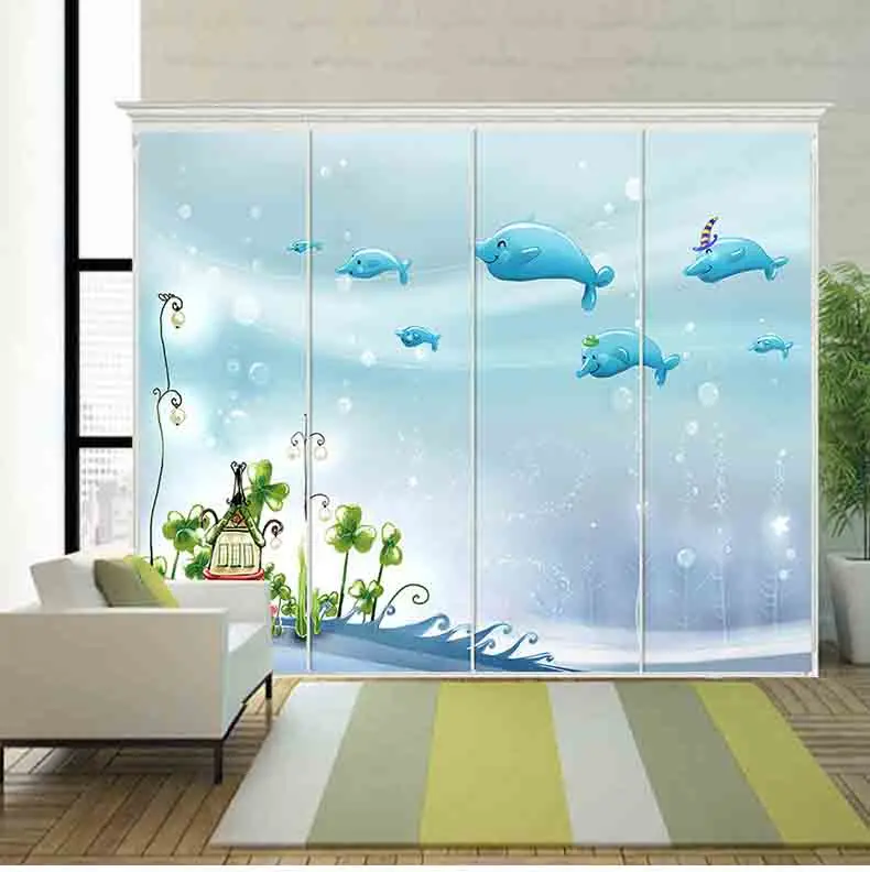 

Customized opaque window stickers, sliding door stickers wall stickers, one-way frosted window film, glass foil kitchen stickers