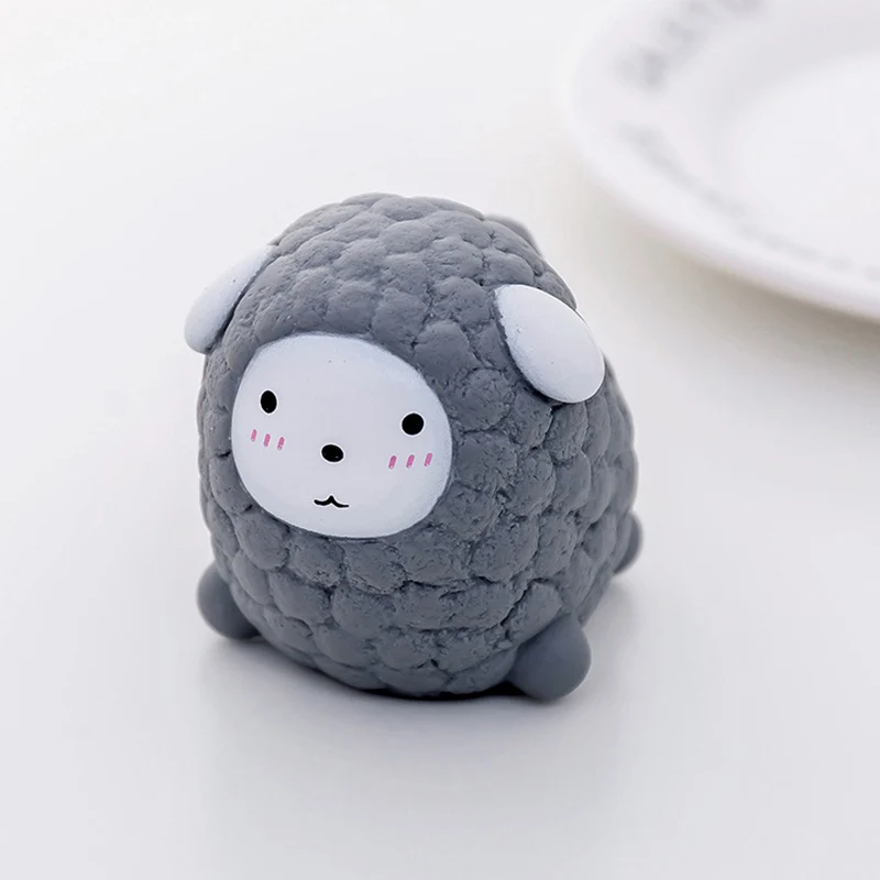 Cute Little Sheep Anti Stress Squeeze Ball Novelty Soft Animal Vent Balls Decompression Tricky Toy Gift T0726 (6)