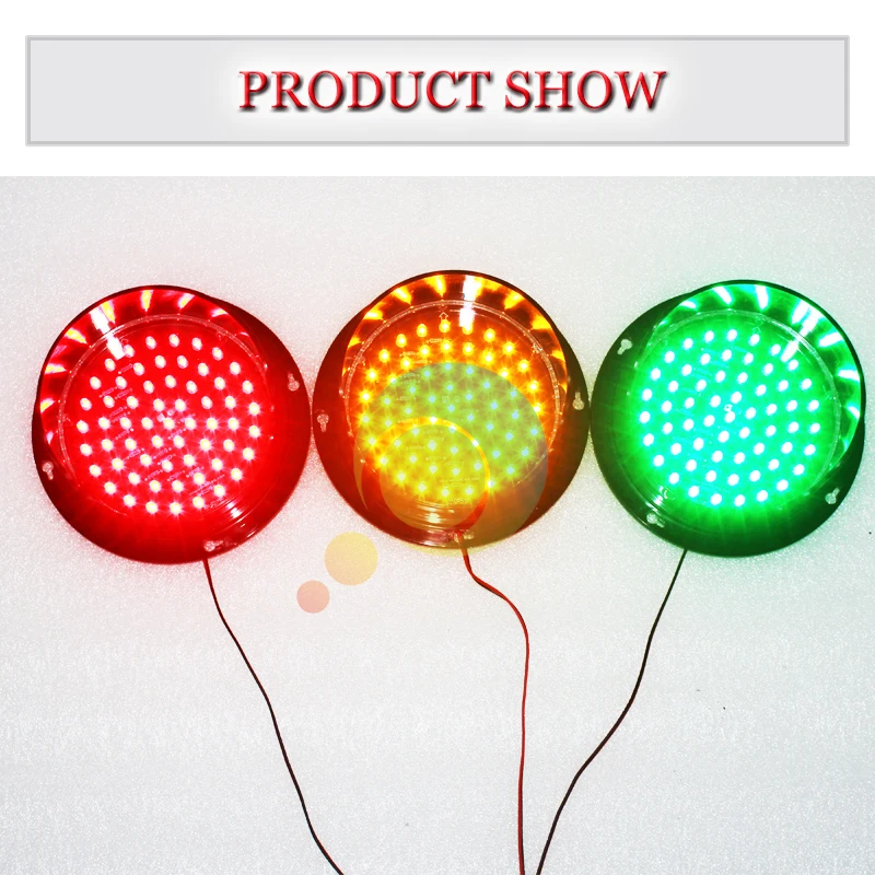DC 12V LED Traffic Lamp Mould 125mm LED Traffic Signal Light Lampwick