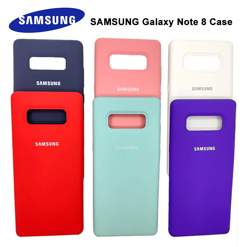 

Original Samsung Galaxy Note 8 Case Liquid Silicone Case Silky Soft-Touch Finish Back Protective Cover for Galaxy Note8 note 8