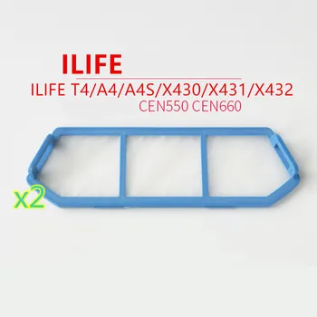 

2PCS Original Robot vacuum cleaner Primary filter for ILIFE T4 A4 A4S X430 X431 X432 A4s Vacuum Cleaner Parts
