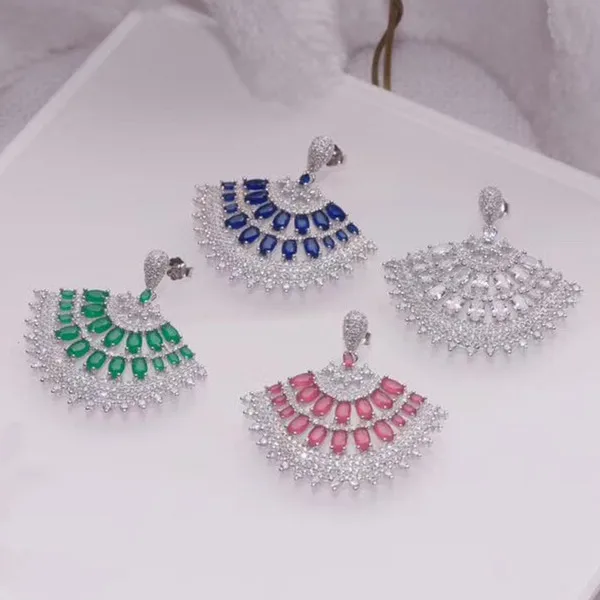 

Designer Fashion 925 Sterling Silver Jewelry 3A Cubic Zirconia Party Earring
