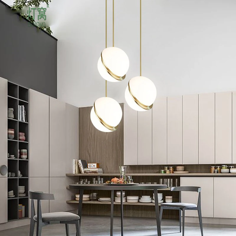 Free Shipping Modern LED Pendant Lamp Acrylic Shade Metal Plating 90