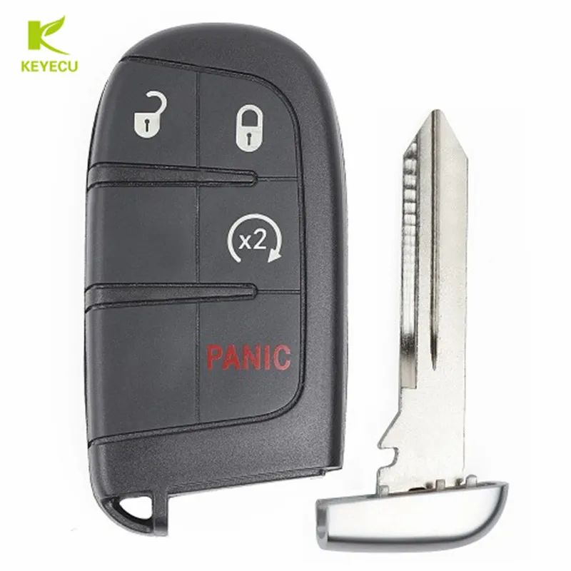 Keyecu Smart Remote Key Fob 433 мГц ID46 для 2011- DODGE JOURNEY DURANGO SMART KEY близость дистанционного FOB FCC: M3N-40821302