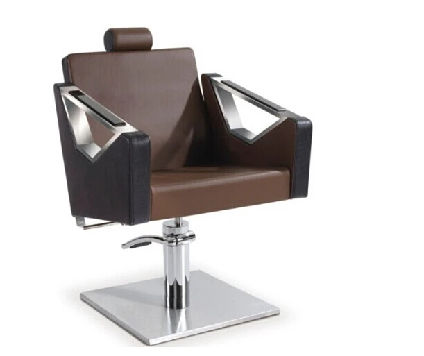 

Salon chair barber chair salon haircut stainless steel handrails hydraulic chair