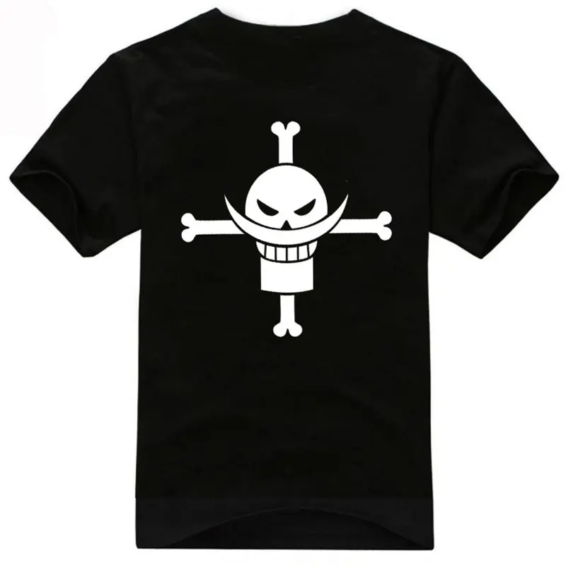 Аниме One Piece Whitebeard Pirates Edward Newgate футболки с короткими рукавами базовая футболка