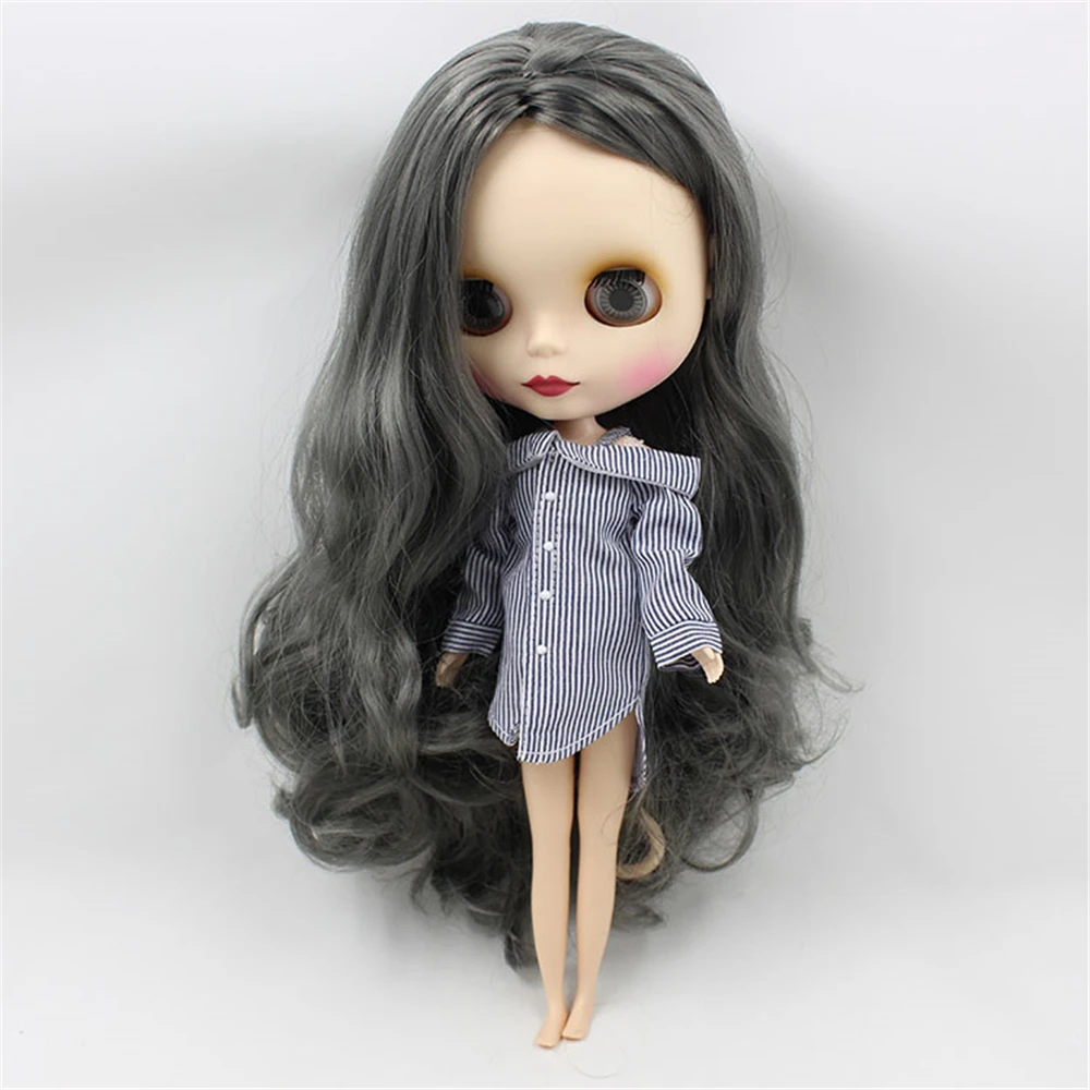 

Clothes For 1/6 Blyth Striped Sexy T-Shirts Dress 3 Colors Blue & Pink & Black