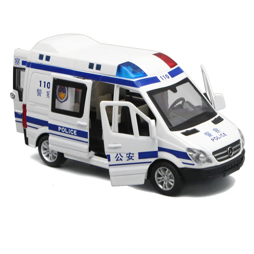 1:32 модель скорой помощи, сплав, детские игрушки, автомобиль, Подлинная коллекция, подарок полиции, специальные машины для детей