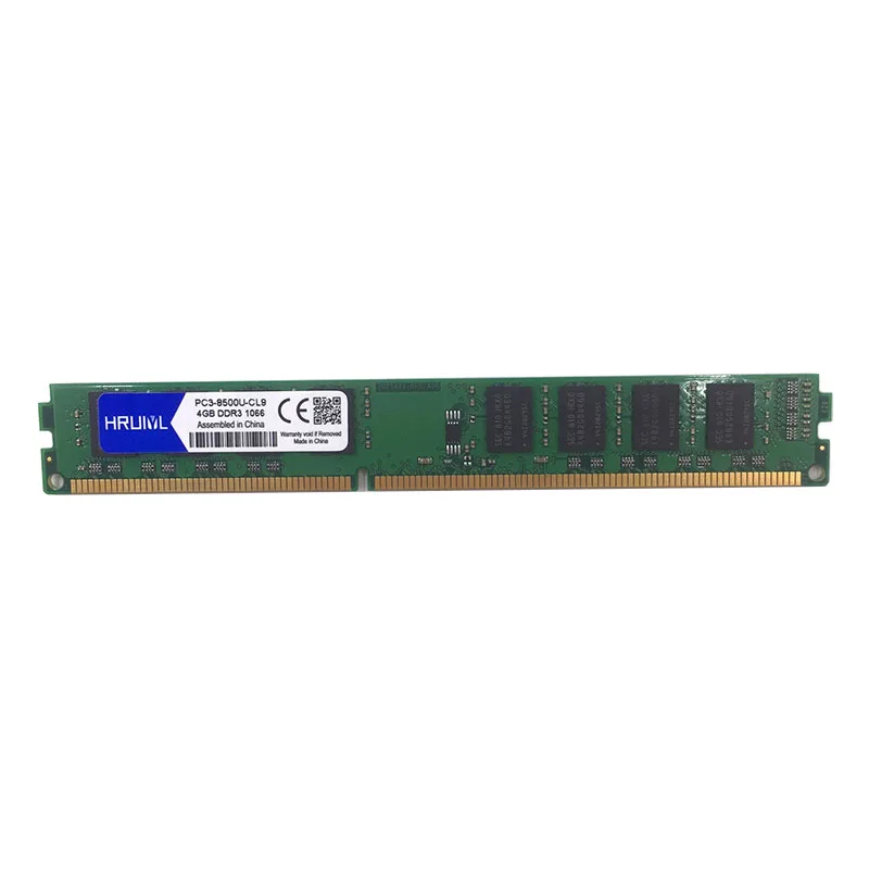 HRUIYL PC оперативная память DDR3 4 Гб 2 Гб PC3-8500U 1066 МГц PC3 8500 1066 МГц модуль памяти настольный компьютер 2G 4G 240 pin 1,5 в