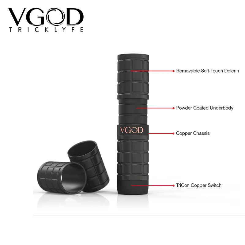 Новый Vgod Pro Mech 2 комплект мод Vape с мл Vgold Elite rdta питание от аккумулятора 18650